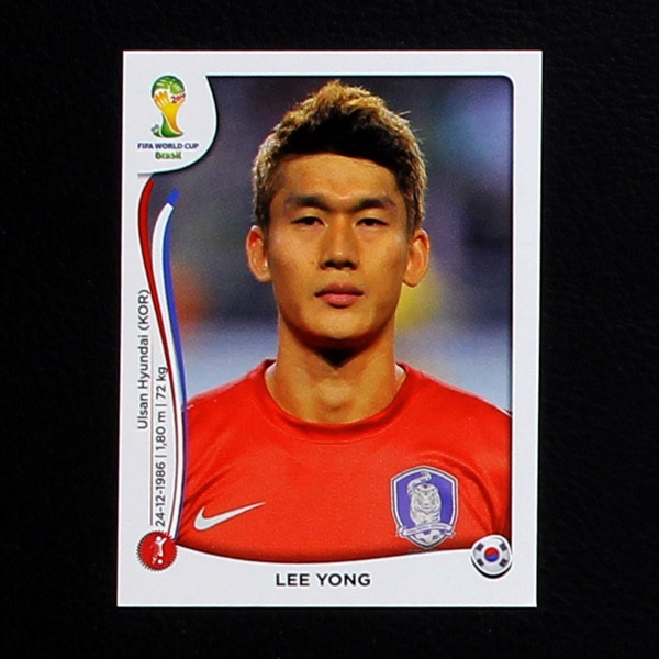 Brasil 2014 Nr. 629 Panini Sticker Lee Yong