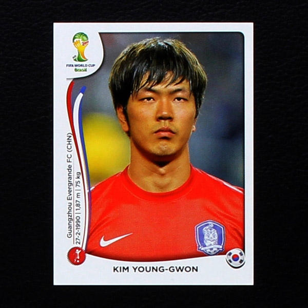 Brasil 2014 Nr. 626 Panini Sticker Kim Young-Gwon