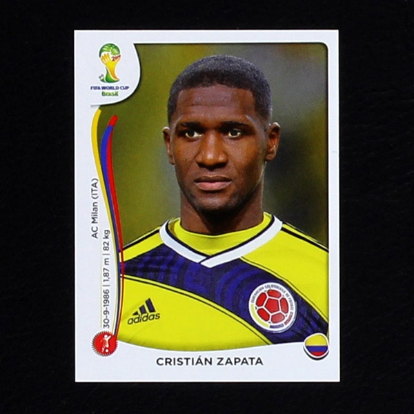 Brasil 2014 Nr. 188 Panini Sticker Cristian Zapata