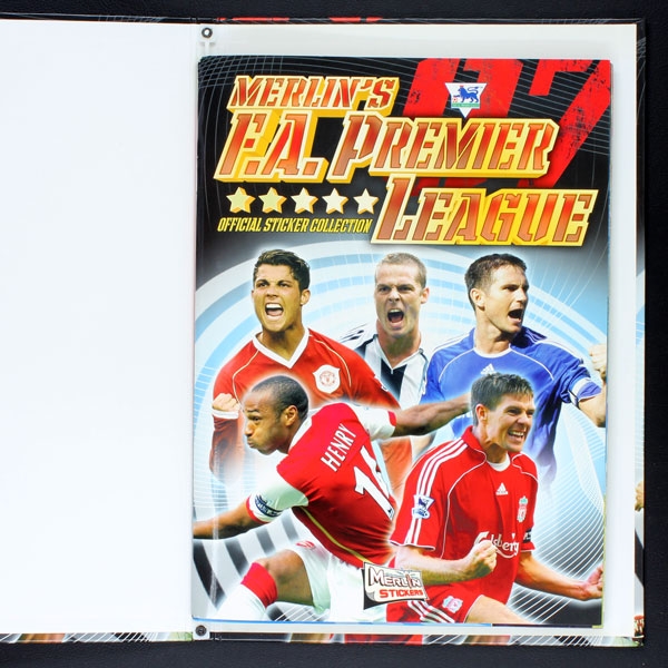 FA Premier League 2007 Merlin sticker album complete