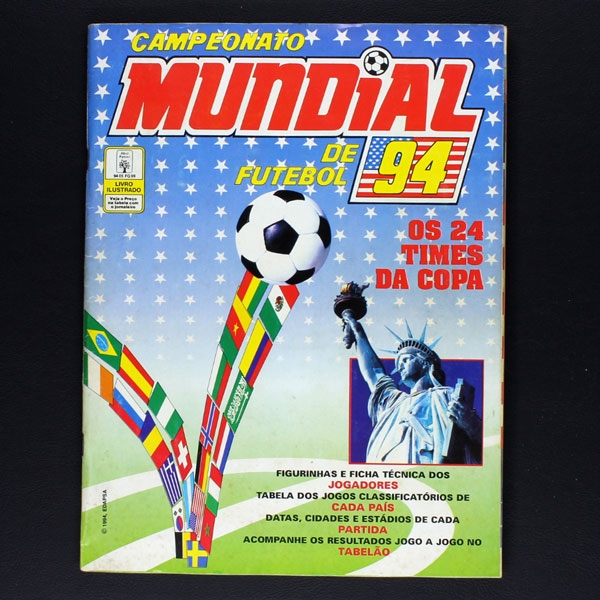 USA 94 - Mundial de Futebol Panini album complete