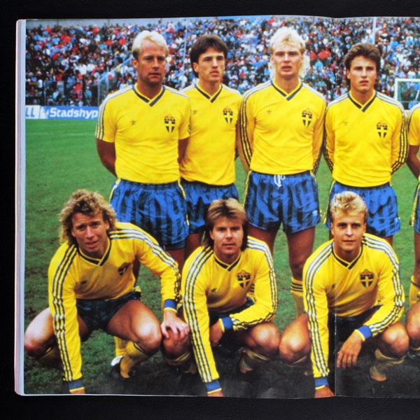 Italia 90 Panini Sticker Album komplett Schwedische Version