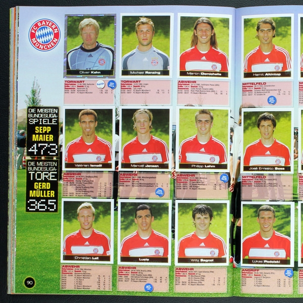 Fußball 2007 Panini Sticker Album komplett - Bild Version