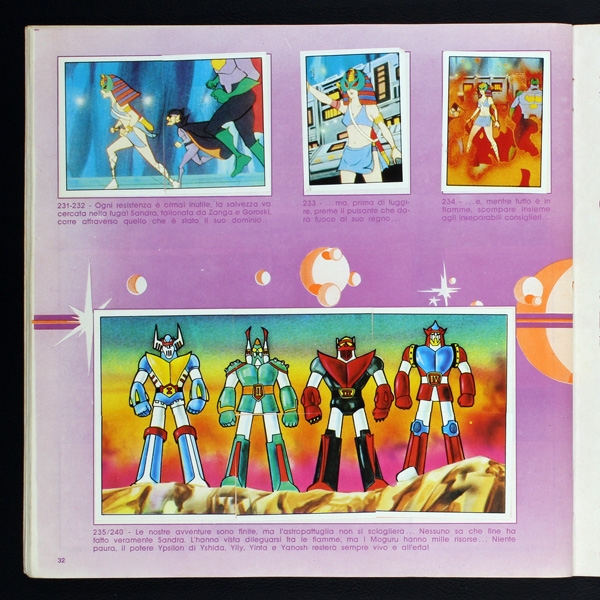 Astro Robot Panini Sticker Album komplett - IT