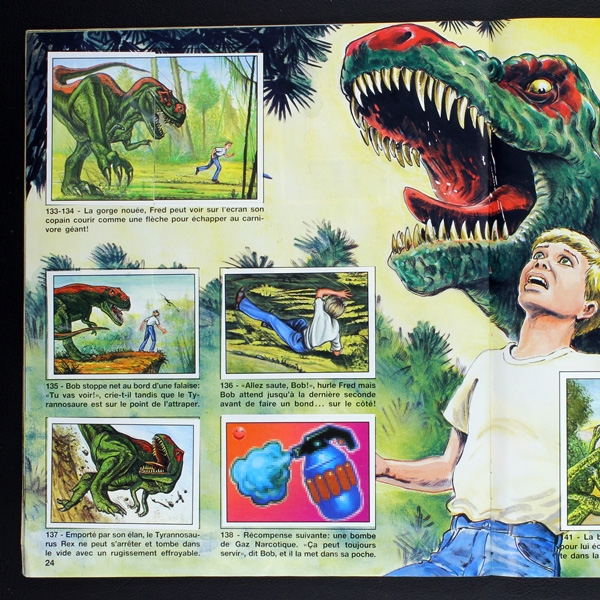 Dinogame Panini Sticker Album komplett - F