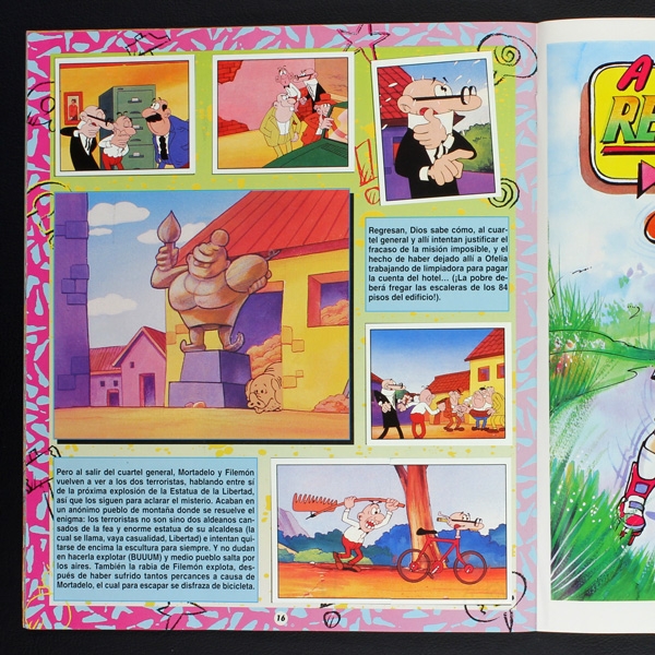 Mortadelo filemon Panini Sticker Album komplett - E