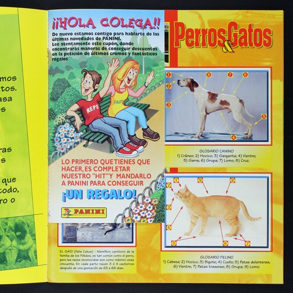 Peros & Catos Panini Sticker Album komplett - E