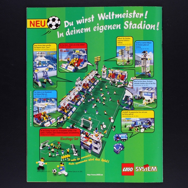 WM 98 Panini Sticker Album komplett