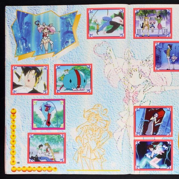 Sailor Moon Neue Serie Merlin Sticker Album komplett