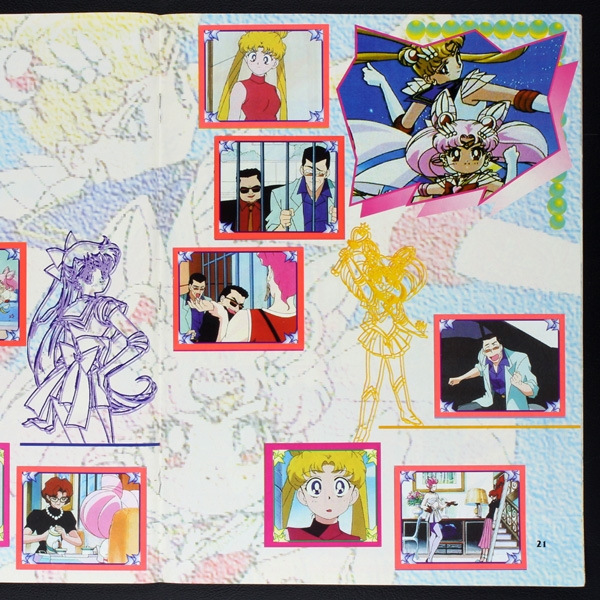 Sailor Moon Neue Serie Merlin Sticker Album komplett