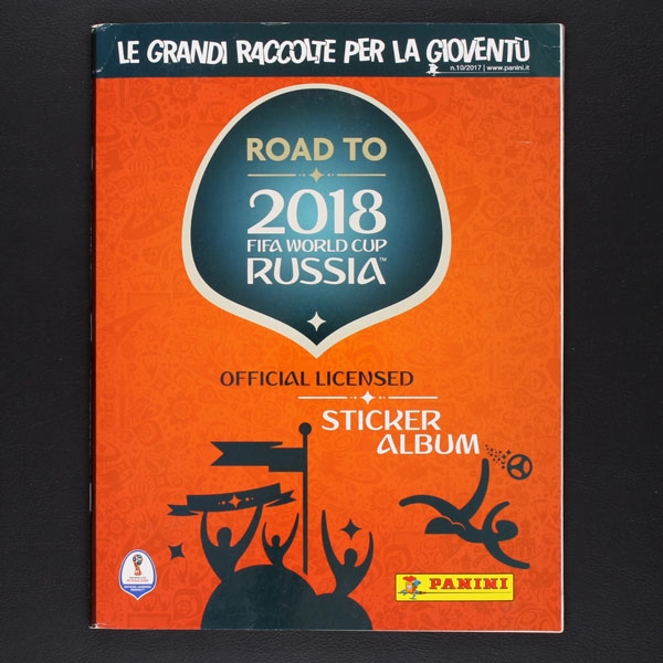Road to Russia 2018 Panini sticker album complete