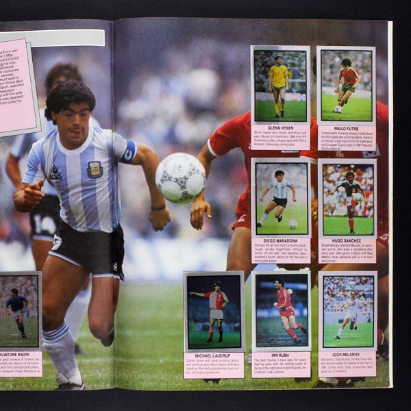 Soccer 88 Daily Mirror Sticker Album komplett