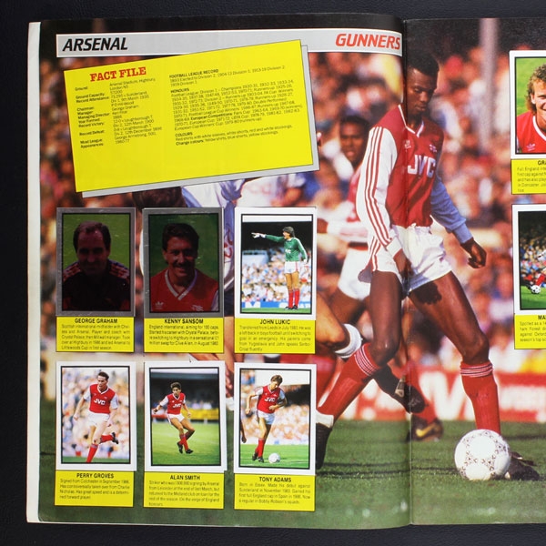 Soccer 88 Daily Mirror Sticker Album komplett