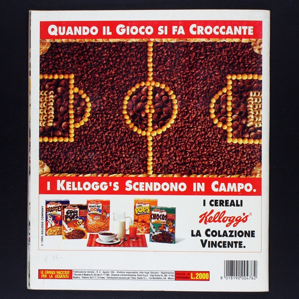 Calcio Coppe 1996 Panini Sticker Album komplett