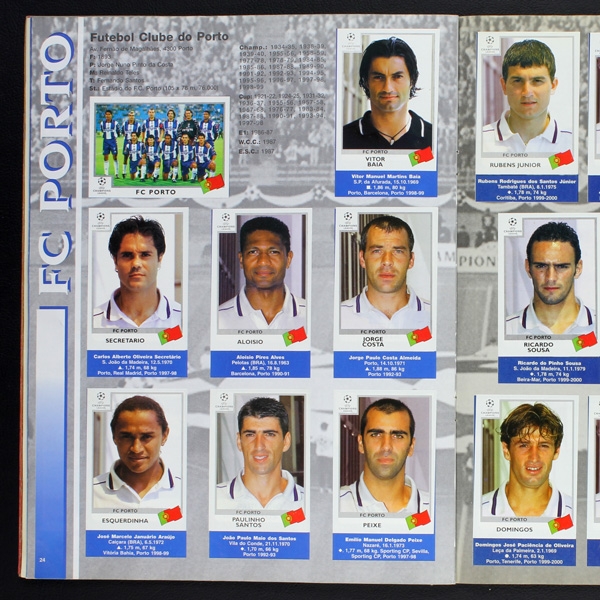 Champions League 1999 Panini Sticker Album komplett - HR