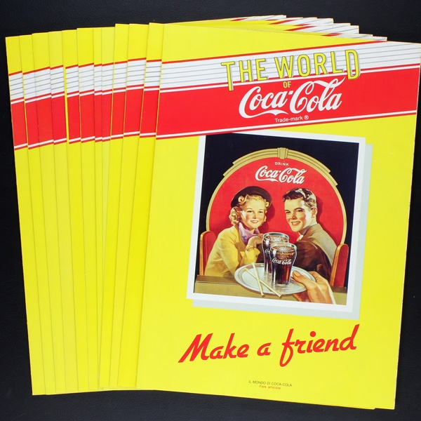 The World of Coca Cola Panini Sticker Album komplett