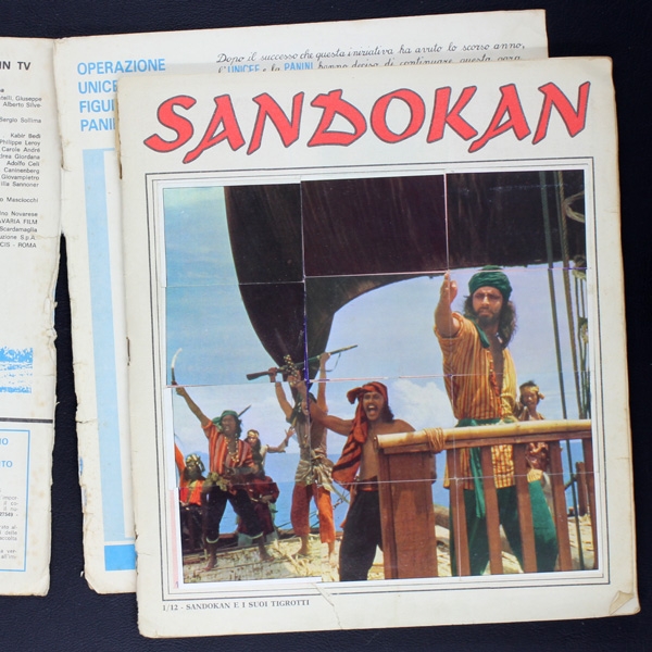 Sandokan Panini Sticker Album komplett - IT