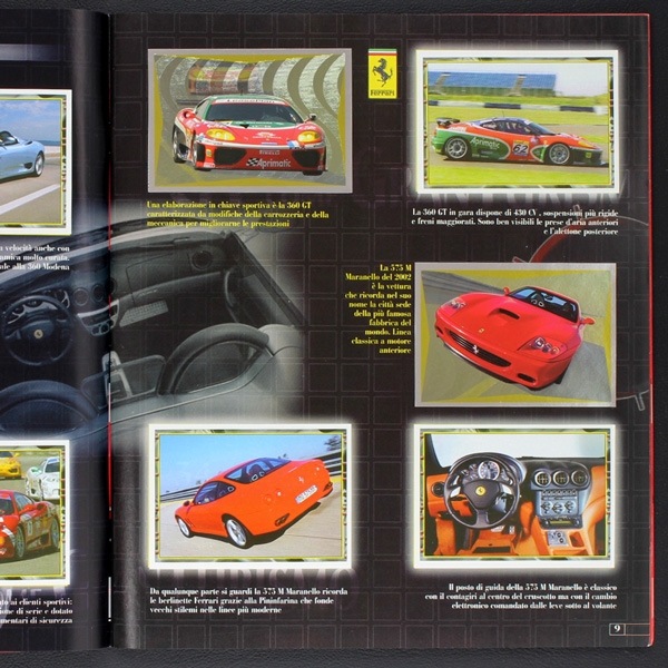 Ferrari Panini sticker album complete - IT