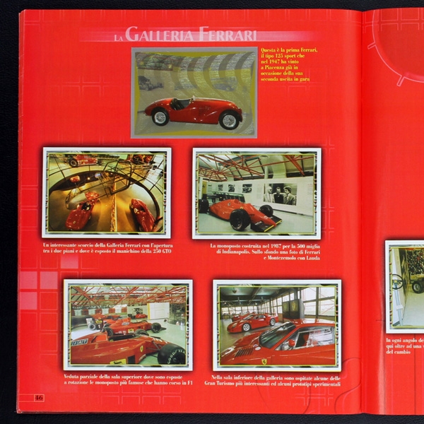 Ferrari Panini sticker album complete - IT