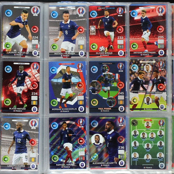 Euro 2016 Panini Trading Cards complete 1 - 459