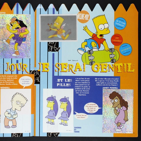 Simpsons 2 Panini Sticker Album komplett - F