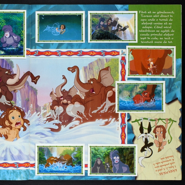 Tarzan Panini Sticker Album komplett - B