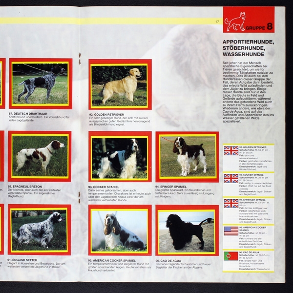 Hunde & Katzen Stickline sticker album complete