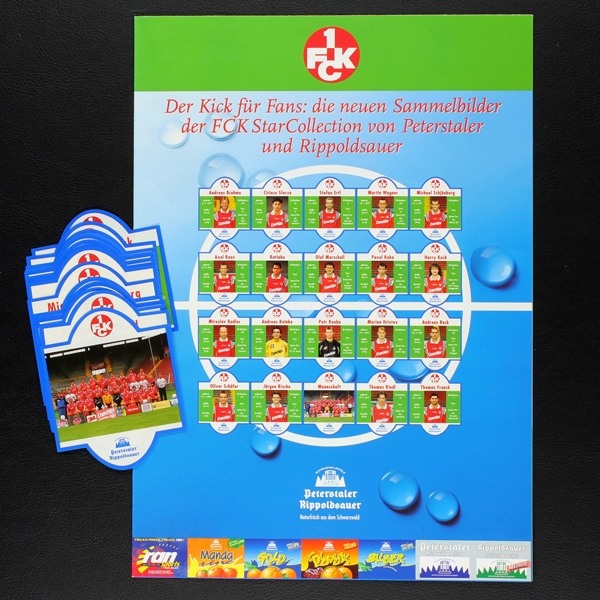 1FCK Star Collection 1998 Schwarzwaldperle Poster komplett