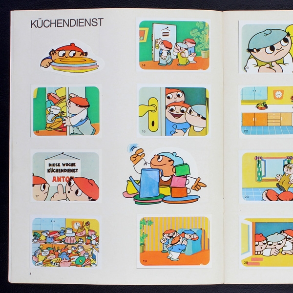 Mainzel-Mänchen Americana Sticker Album komplett