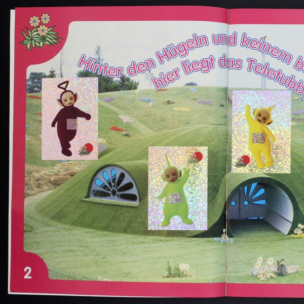 Teletubbies Panini Sticker Album komplett