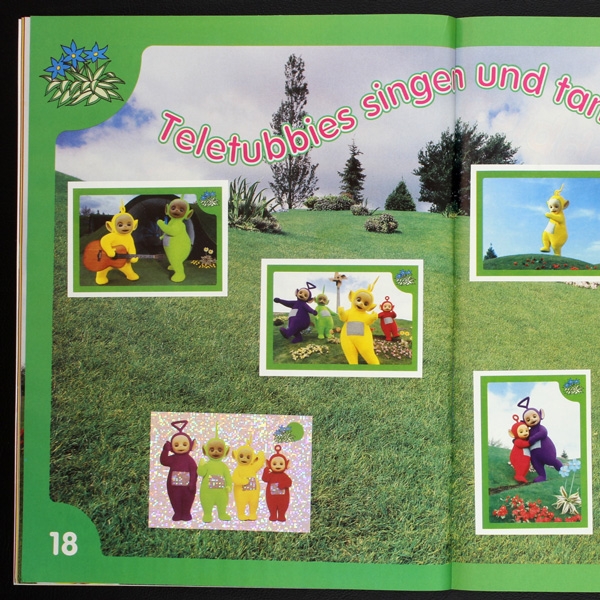 Teletubbies Panini sticker album complete