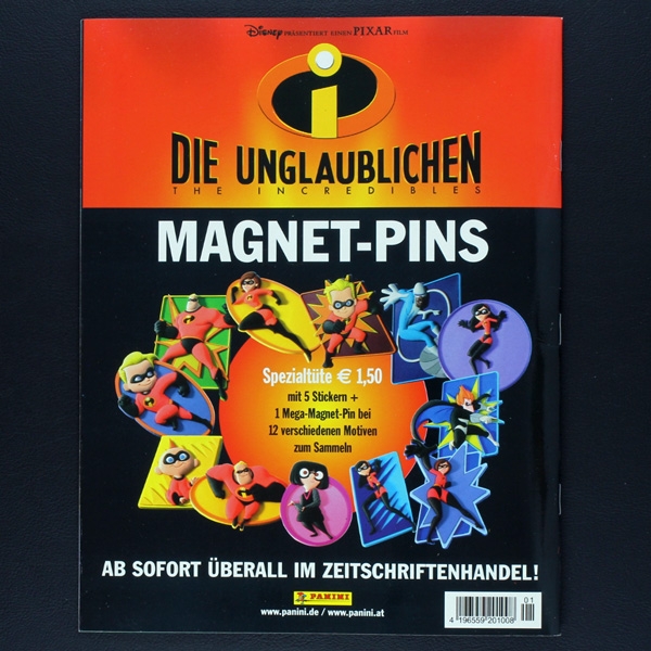 Die Unglaublichen Panini Sticker Album komplett