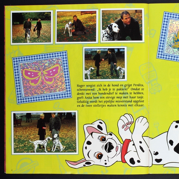 101 Echte Dalmatiers Panini Sticker Album komplett - NL