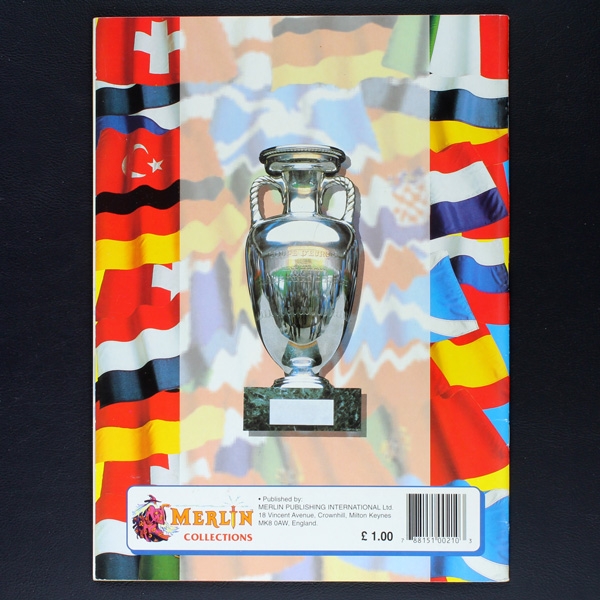 Euro 96 Merlin empty sticker album