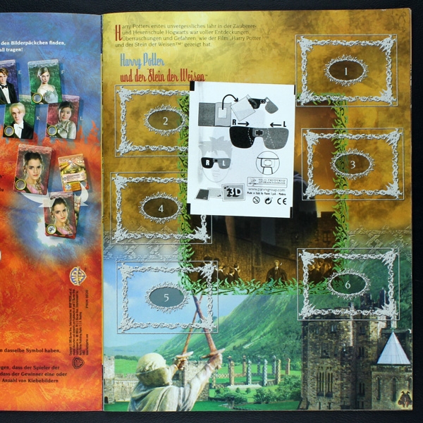 Harry Potter Feuerkelch Panini Sticker Leeralbum