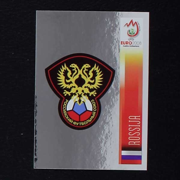 Euro 2008 Nr. 441 Panini Sticker Wappen Rossija