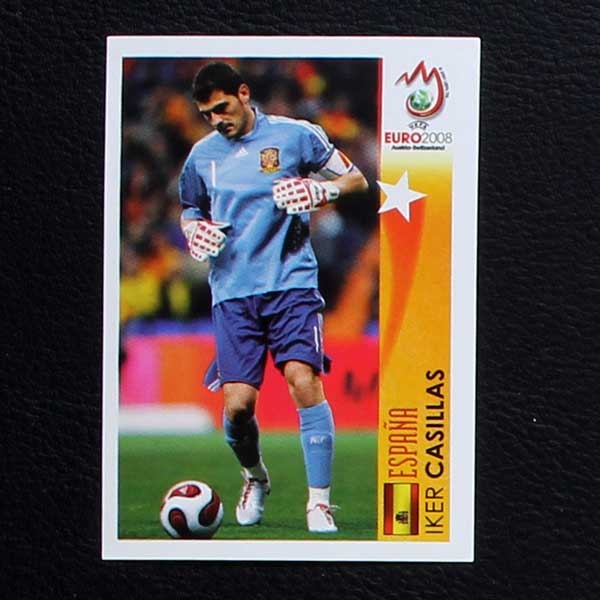 Euro 2008 Nr. 465 Panini Sticker Casillas in Action