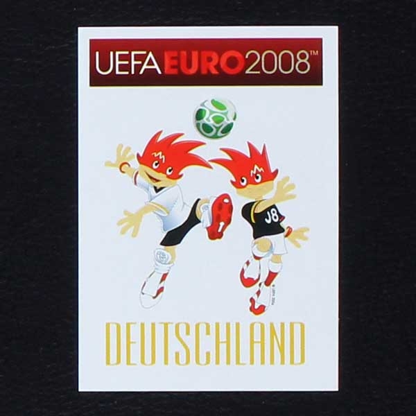 Euro 2008 Nr. 202 Panini Sticker Deutschland Maskottchen