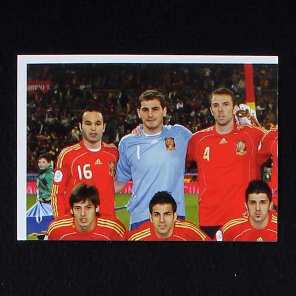 Euro 2008 No. 411 Panini sticker Espana Team 1
