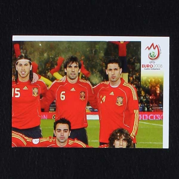 Euro 2008 Nr. 412 Panini Sticker Espana Team 2