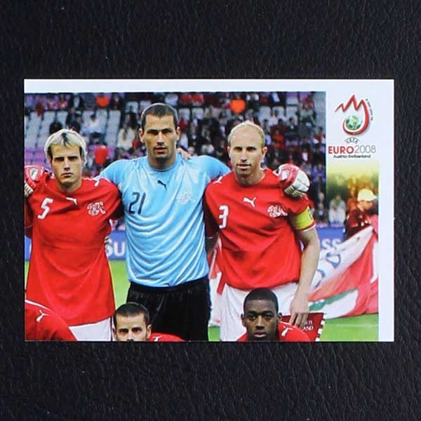 Euro 2008 Nr. 048 Panini Sticker Helvetia Team 2