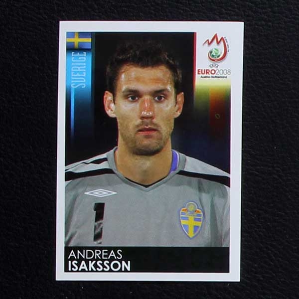 Euro 2008 No. 390 Panini sticker Isaksson