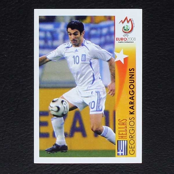 Euro 2008 Nr. 483 Panini Sticker Karagounis in Action