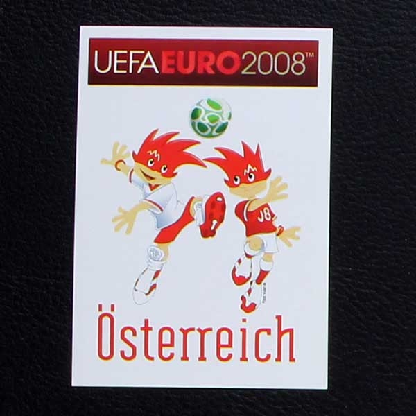 Euro 2008 Nr. 150 Panini Sticker Österreich Maskottchen