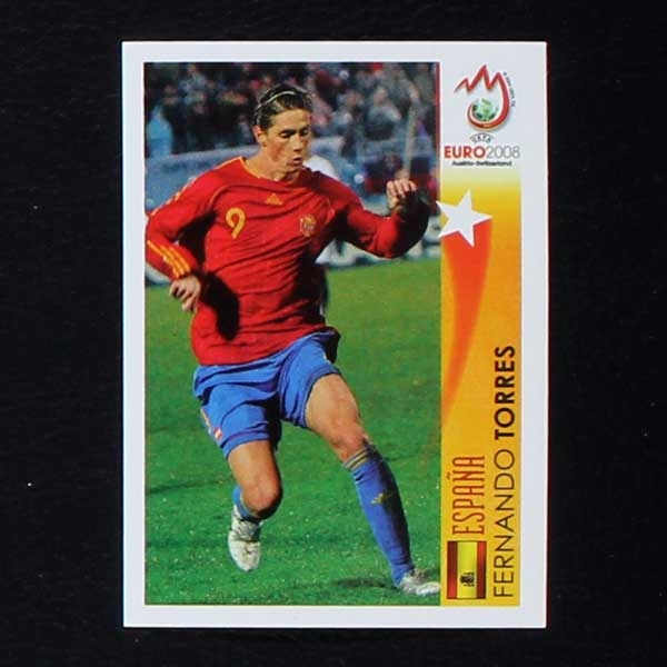 Euro 2008 No. 516 Panini sticker Torres in Action