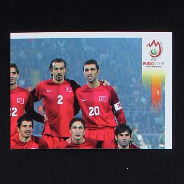 Euro 2008 Nr. 126 Panini Sticker Türkiye Team 2