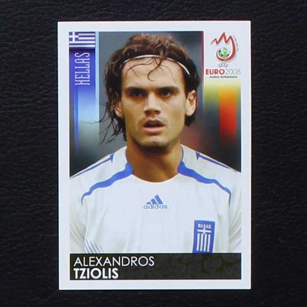 Euro 2008 Nr. 372 Panini Sticker Tziolis