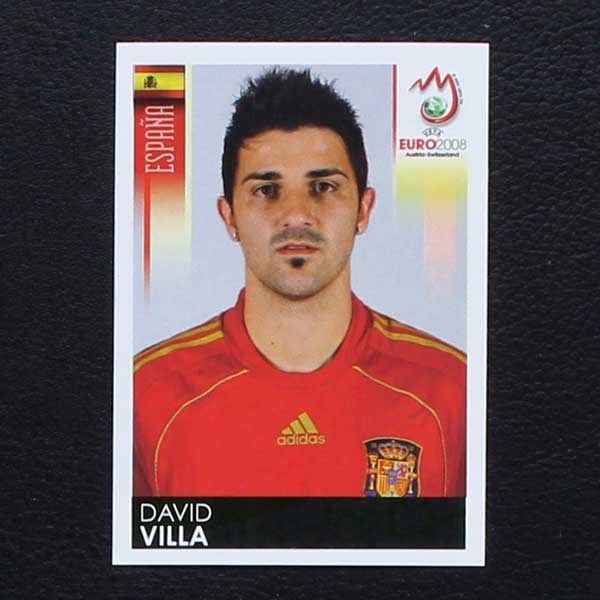 Euro 2008 No. 433 Panini sticker Villa