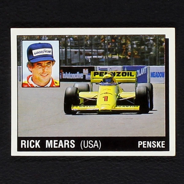 Rick Mears Panini Sticker Serie Motor Adventures