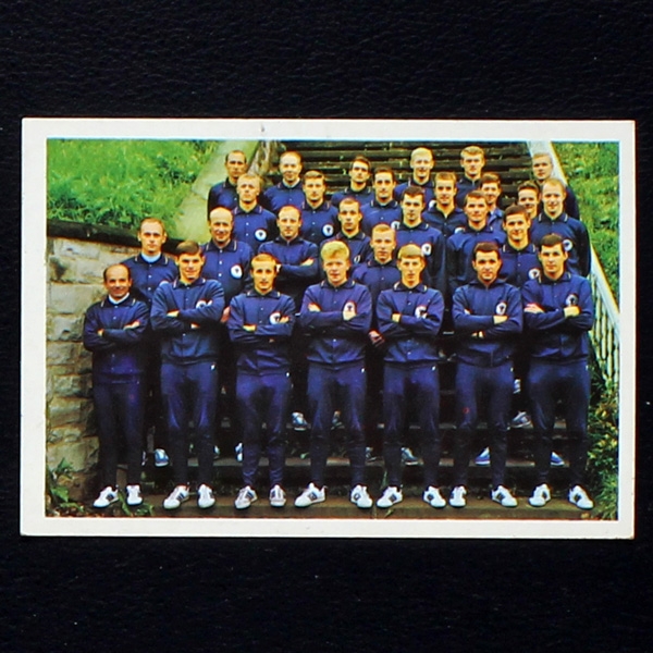 Deutschland Team Bergmann Card  No. 13 - Fußball 1967